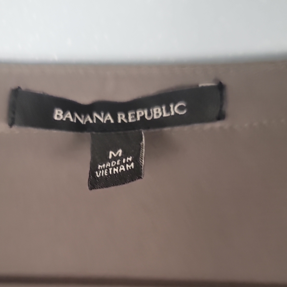 Banana Republic Mocha Brown Ruffled Peplum Sleeveless Tank Top - Picture 4 of 6